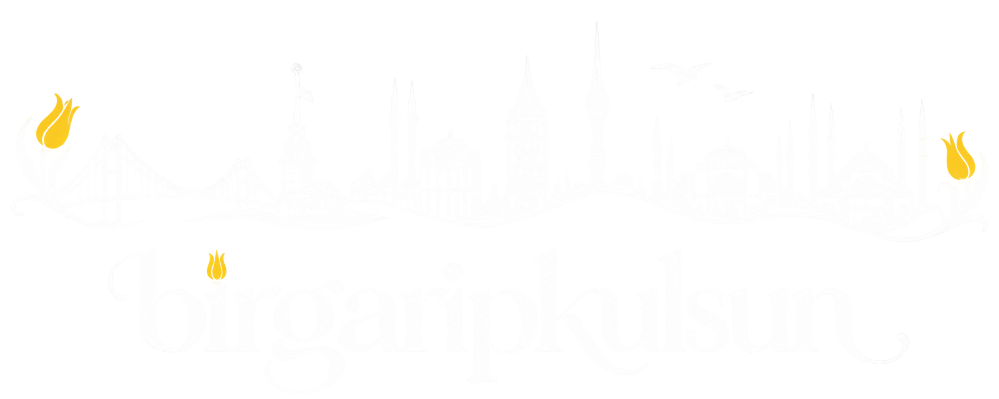 Bir Garip Kulsun Logo Beyaz